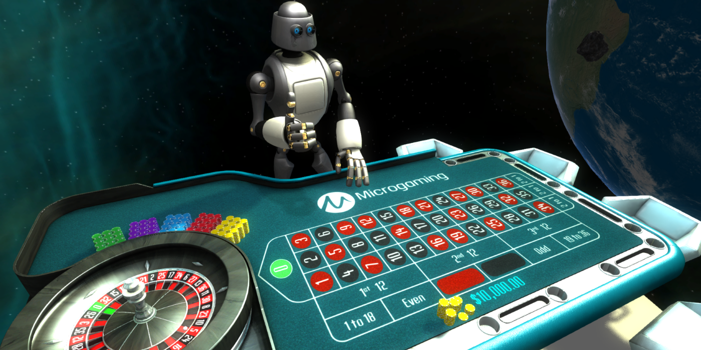 jeu de roulette en réalité virtuelle microgaming